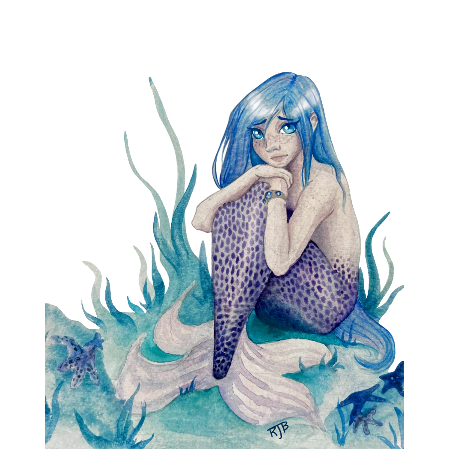 Linen Blue Mermaid