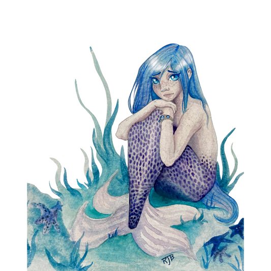 Linen Blue Mermaid