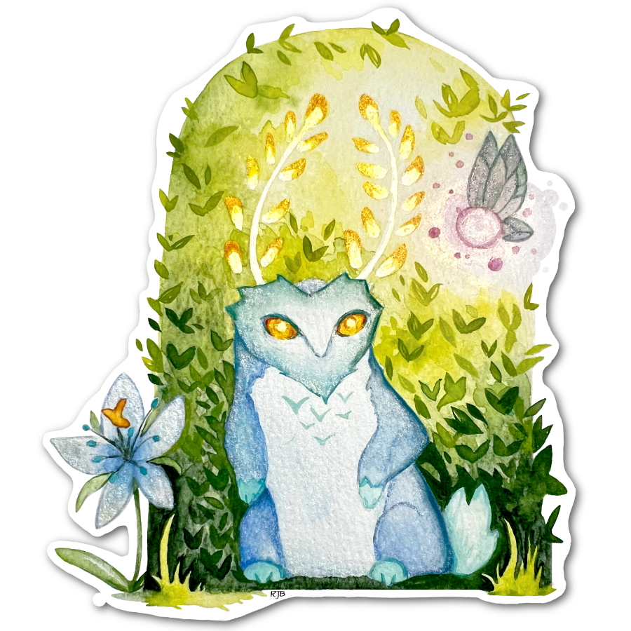 Sticker Blue Bunny