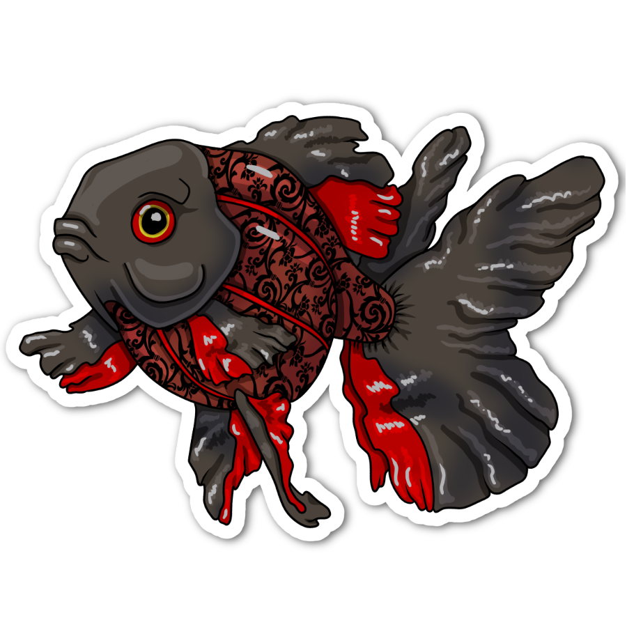 Bundle Burlesque Goldfish Stickers And Print