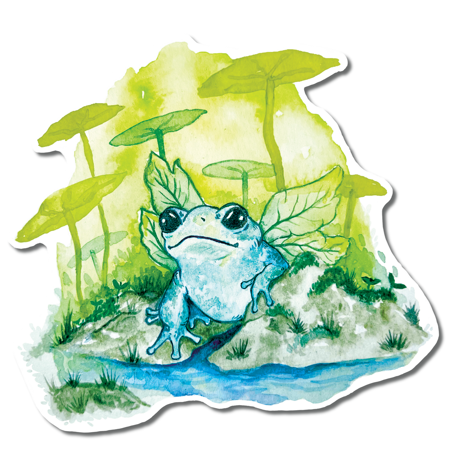 Sticker Frog Fairy 3"