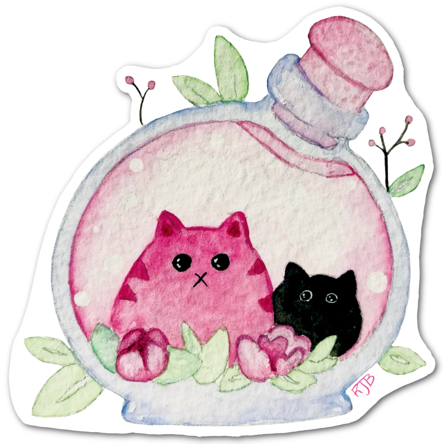 Sticker: 3" Critter Bottles