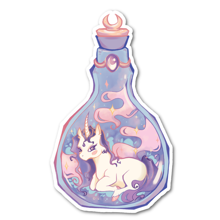 Sticker: 3" Critter Bottles