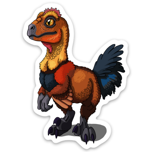 Chicken Raptor Posture Stickers – Wild Gems Guild