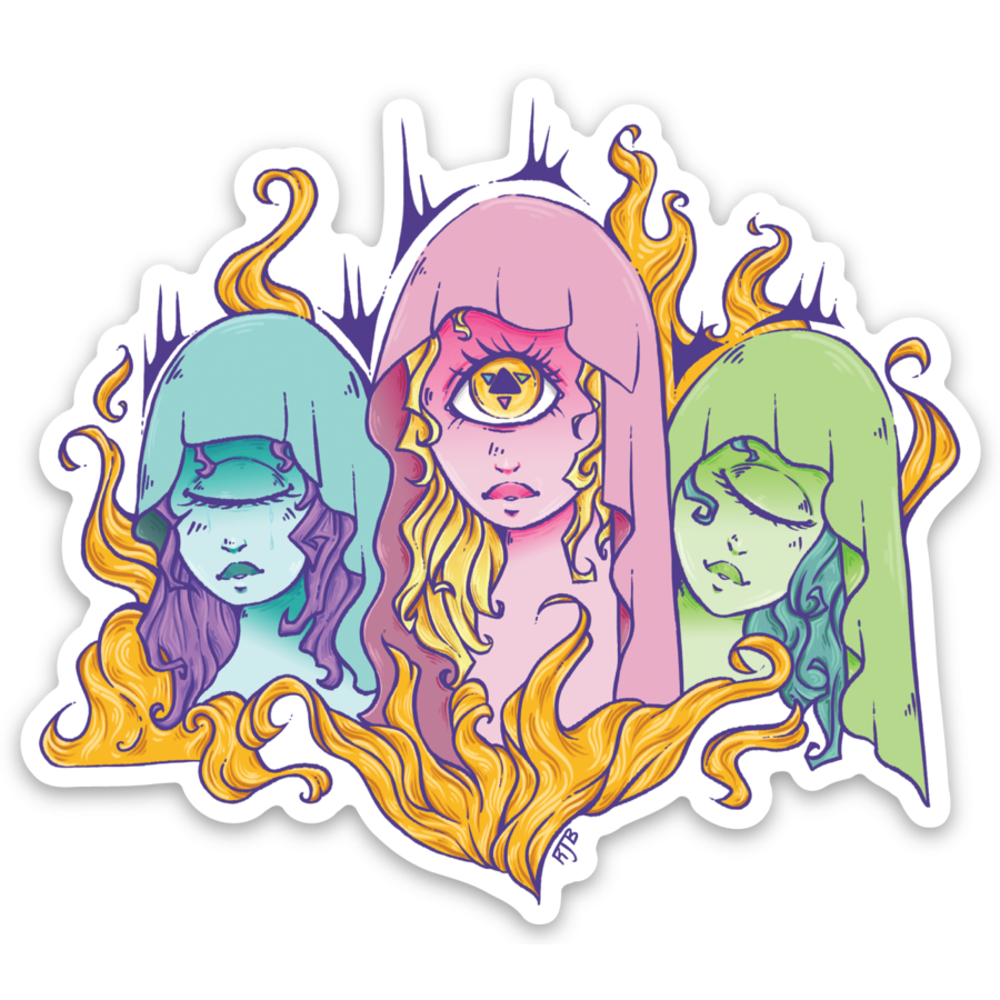 Sticker The Fates 3"