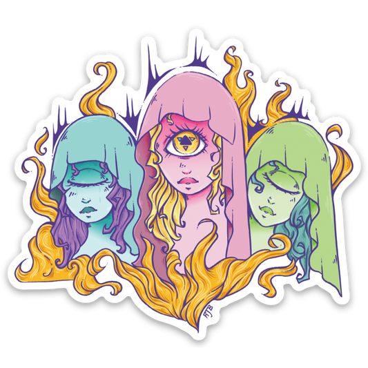 Sticker The Fates 3"