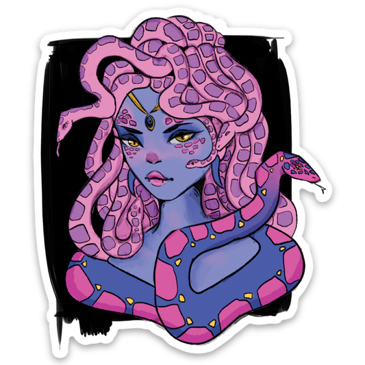 Sticker Sassy Gorgon 3"