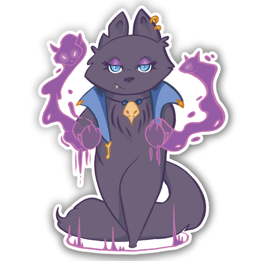 Sticker Necromancer 3"