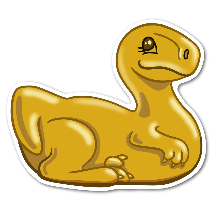 Sticker Ducky Raptor 3"