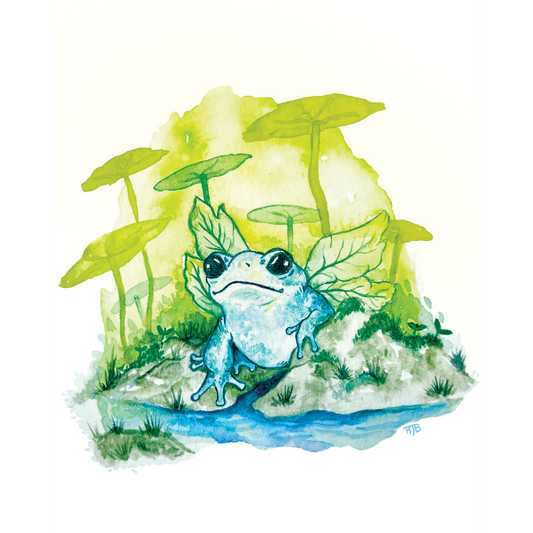 Cardstock Fairy Frog Print